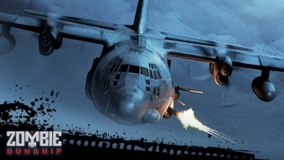 Zombie Gunship: Gun Down Zombies软件截图0