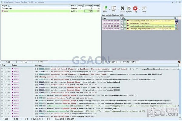 GSA Search Engine Ranker(搜索引擎)下载