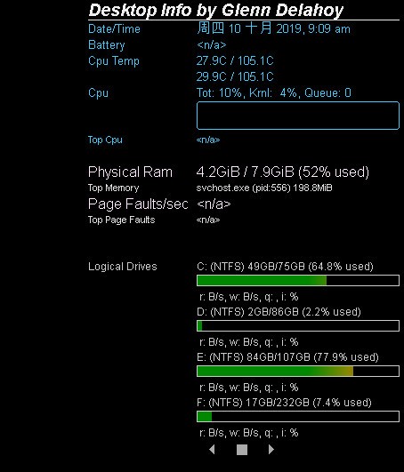 Desktop Info(桌面系统信息)下载