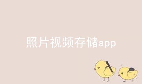 照片视频存储app