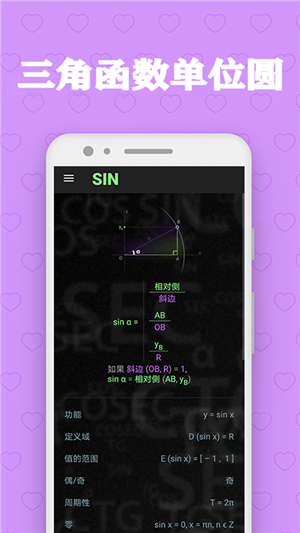 三角函数单位圆软件截图2