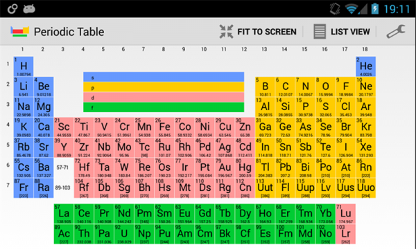 口袋元素周期表软件截图1