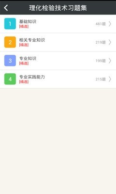 理化检验技术中级软件截图1