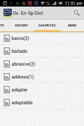 牛津西班牙语字典软件截图2