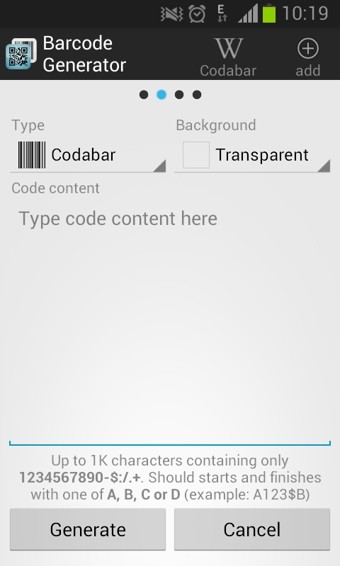 Barcode Generator(条形码生成器)软件截图2