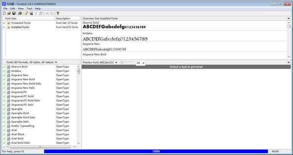 FontSuit(系统字体预览软件)下载