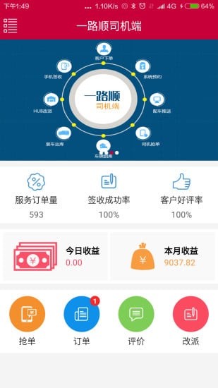 一路顺司机端软件截图2