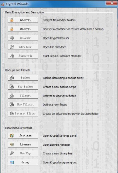 Kryptel Wizard(windows加密工具)下载