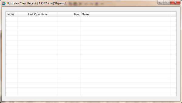 Illustrator Clear Recent(Illustrator清理工具)下载