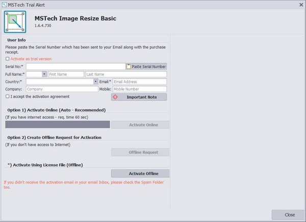 MSTech Image Resize(照片尺寸快速修改软件)下载