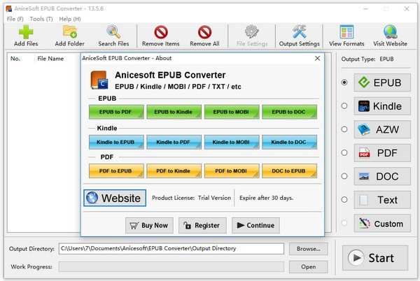 AniceSoft EPUB Converter(电子书转换器)下载