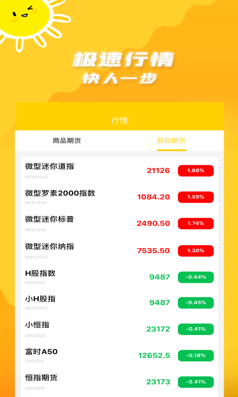 行情速报软件截图1