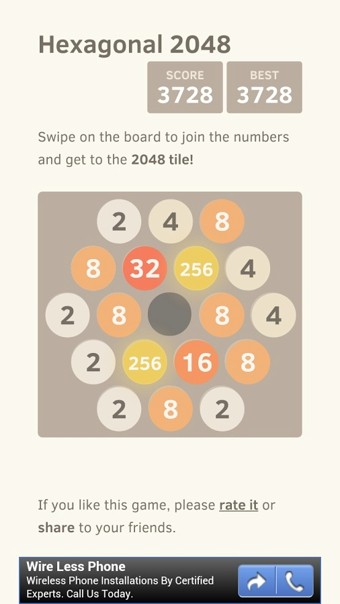 2048六边形软件截图1