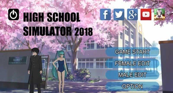 女子高校模拟器2018安卓版软件截图0