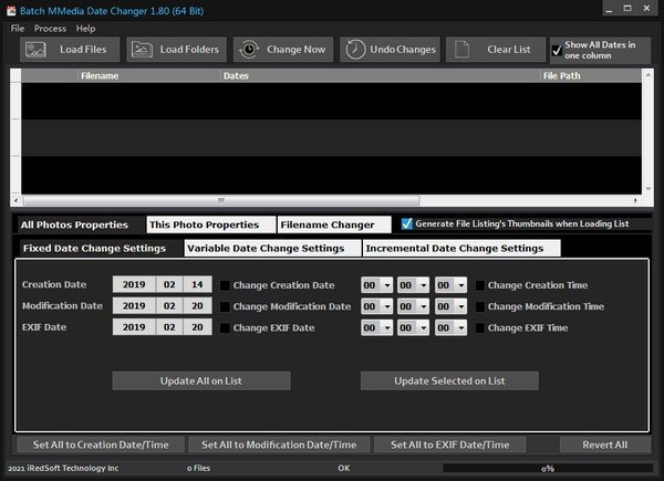 Batch MMedia Date Changer(媒体文件日期转换工具)下载