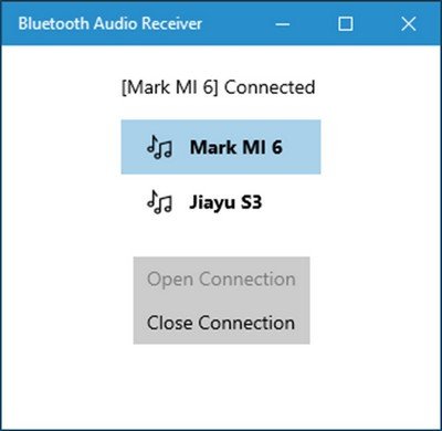 Bluetooth Audio Receiver(手机当电脑音箱)下载