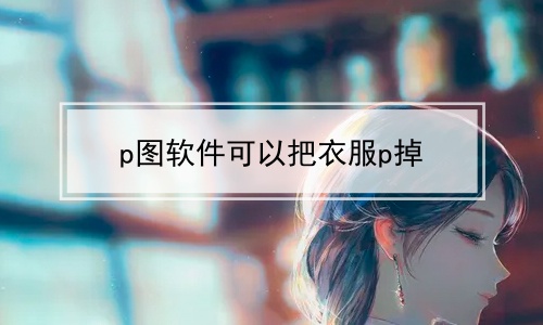 p图软件可以把衣服p掉