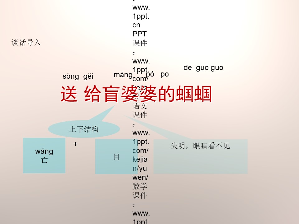 《送给盲婆婆的蝈蝈》PPT下载