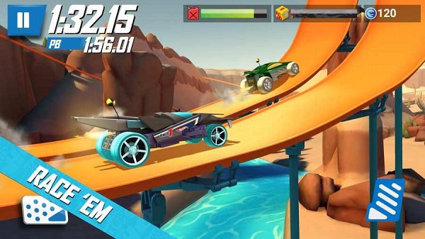 热力赛车安卓版(hot wheels:race off)软件截图0