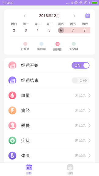 排卵期计算器软件截图0