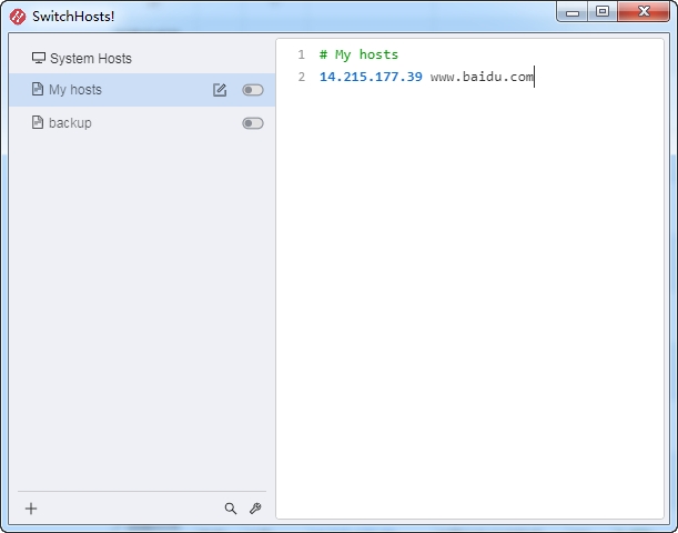 Hosts切换工具(Switchhosts!)下载