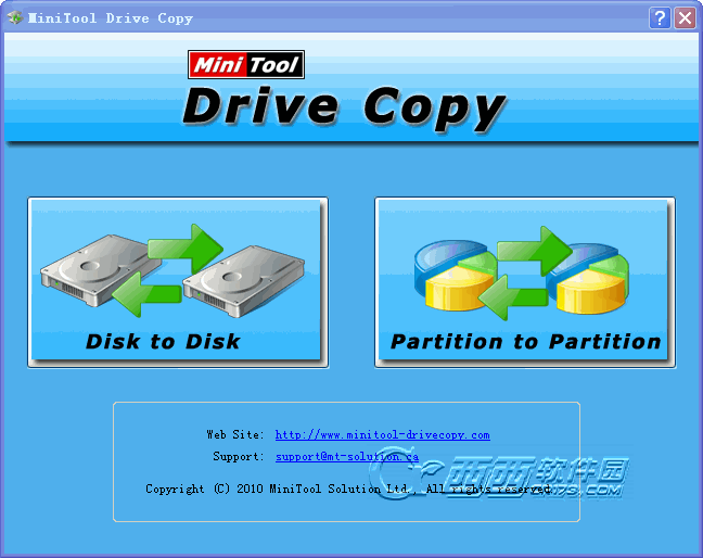 硬盘对拷复制(MiniTool Drive Copy)下载