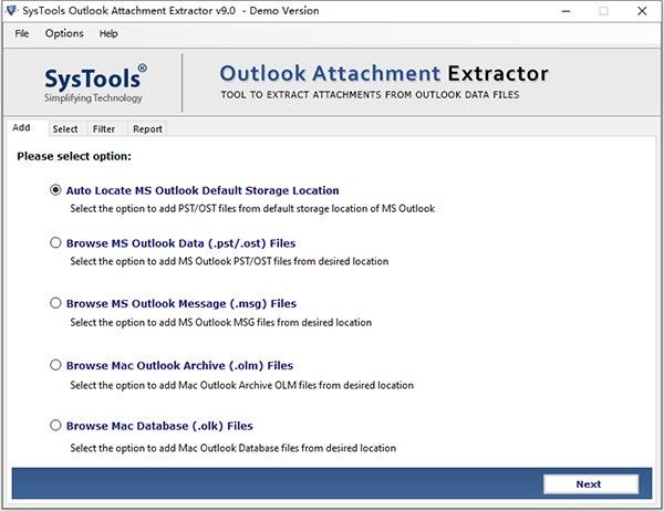 SysTools Outlook Attachment Extractor(邮件附件提取工具)下载