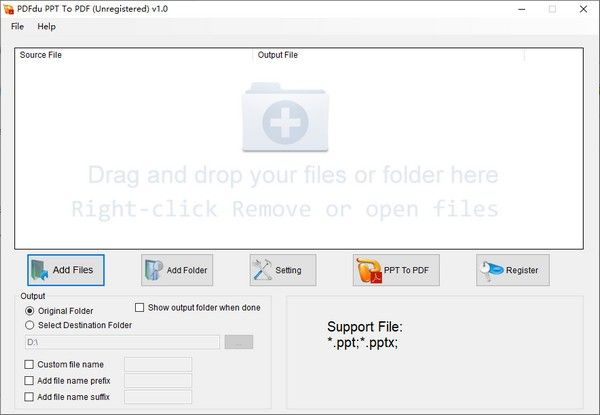 PDFdu PPT To PDF Converter(PPT转PDF转换器)下载