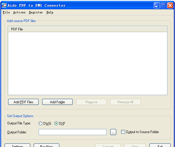 Aide PDF to DWG Converter下载