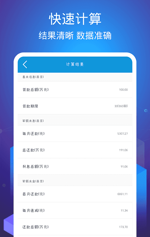 个税房贷计算器软件截图3