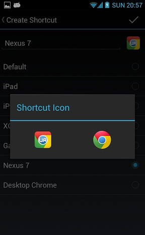 Chrome UA Switcher软件截图2