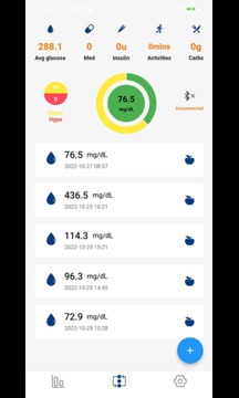 血糖健康管理App软件截图2