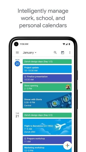 谷歌日历app(Google Calendar)软件截图1