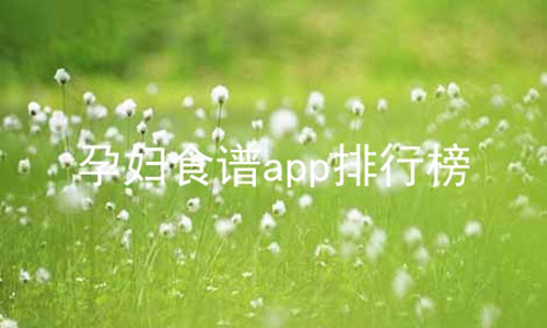 孕妇食谱app排行榜