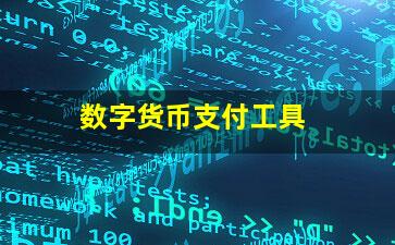 数字货币支付工具