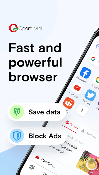 Opera Mini web 浏览器软件截图0