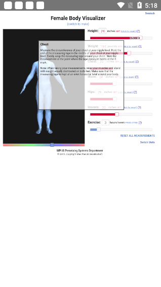 bodyvisualizer身材模拟器软件截图2