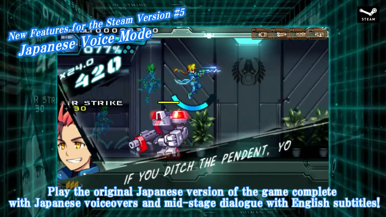 苍穹雷霆Gunvolt（Azure Striker Gunvolt）全版本五项修改下载