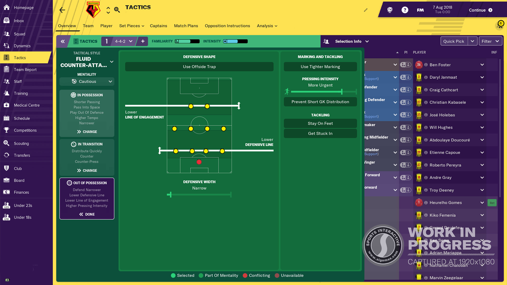 足球经理2019（Football Manager 2019）FLUT黑色皮肤灯补丁下载