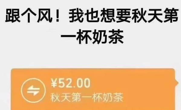 秋天的第一梗表情包大全 秋天的第一奶茶/房子/秋裤/华子表情包