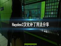 《Haydee2》汉化补丁怎么用 游戏汉化补丁用法分享