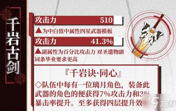 原神千岩系列武器阵容攻略 千岩系列武器阵容搭配及实战详解