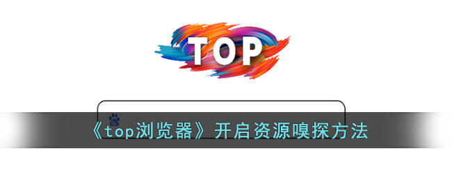 《top浏览器》开启资源嗅探方法