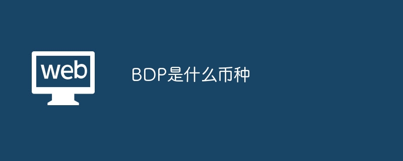 BDP是什么币种