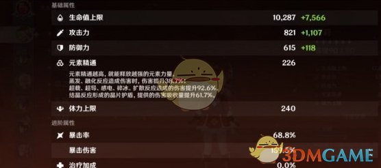 《原神》可莉毕业面板数据一览