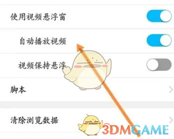 《私密浏览器》自动播放视频设置方法