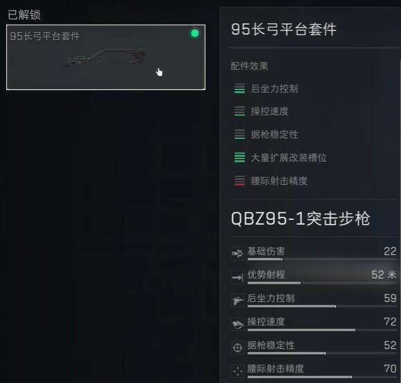 《三角洲行动》QBZ95-1配件选择攻略