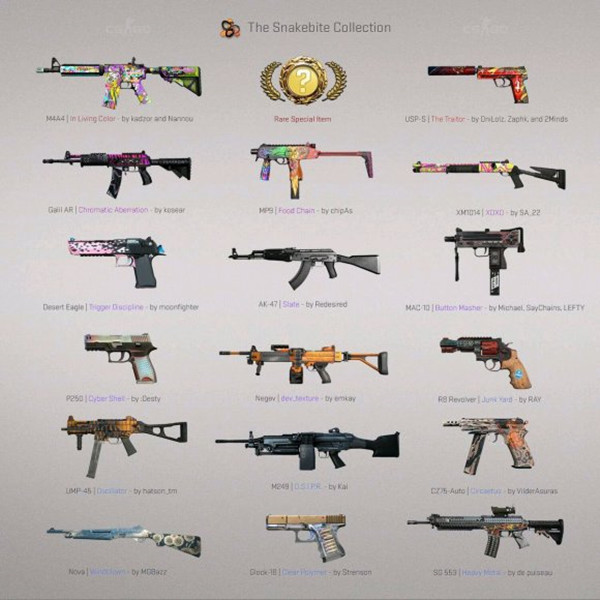 CSGO蛇咬武器箱皮肤大全 2021新武器箱蛇咬箱子皮肤全预览[多图]图片2