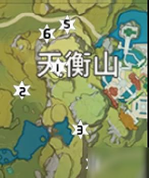 原神天衡山岩神瞳位置在哪里