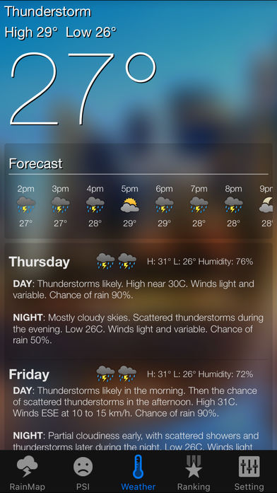 Singapore Rain Map软件截图2